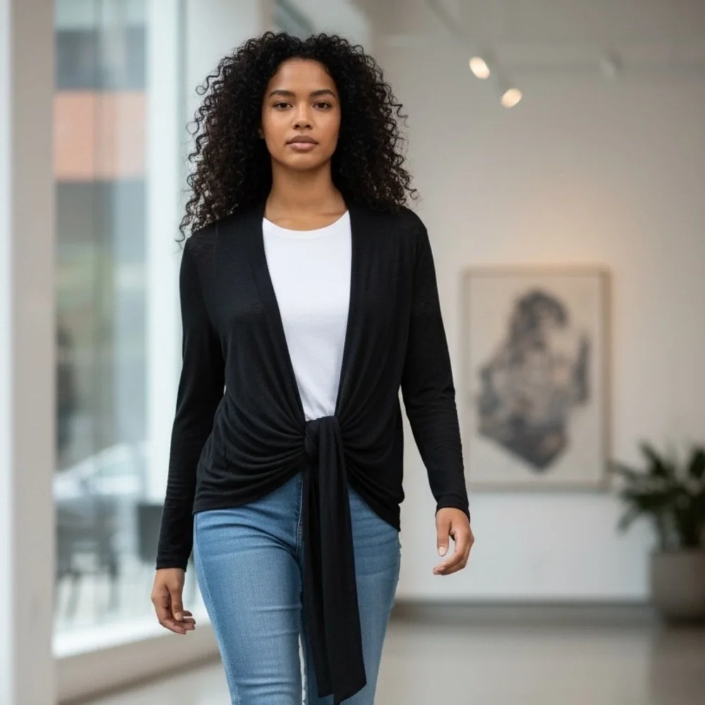 Chico’s Lightweight Open Front Cardigan